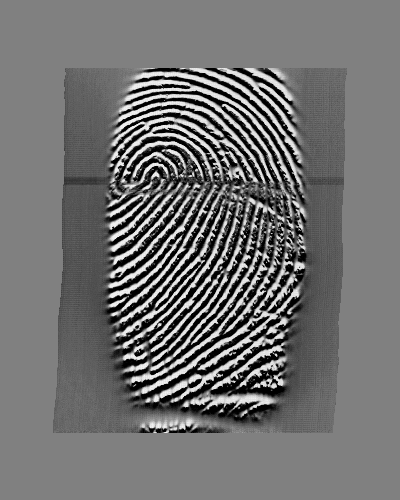 Sample fingerprint 3 - Real thermal sensor